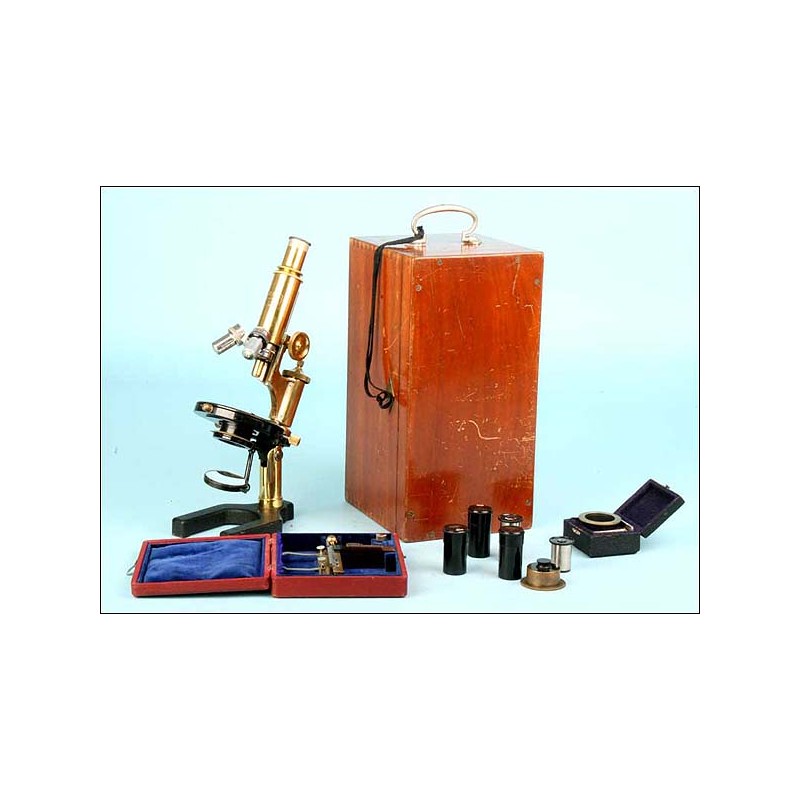 Antique Carl Zeiss-Jena Microscope, 1910