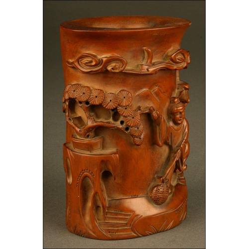 Chinese Brush Jar, 1920s.