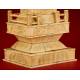 Beautiful Chinese Ivory Pagoda, Qing Dynasty, 19th century. Good condition. Hand Carved