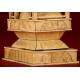Beautiful Chinese Ivory Pagoda, Qing Dynasty, 19th century. Good condition. Hand Carved