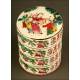 Chinese Porcelain Stacking Box. Qing Period, 19th Century.