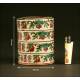 Chinese Porcelain Stacking Box. Qing Period, 19th Century.