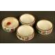 Cajita de Porcelana China Apilable. Epoca Qing del S. XIX.