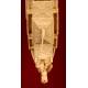 Stylized Oriental Ivory Boat from 1920. Delicately Hand Carved.