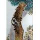 Hand Painted Porcelain Vase by Liu Yu Cen. China, Mid-20th Century
