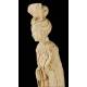 Antiguas Figuras de Emperadores Fabricadas en Resina. China, 1º Cuarto del S. XX