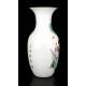 Antiguo Jarrón de Porcelana China, Pintado a Mano, Circa 1920