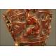 Exceptional Chinese Cup of Animal Horn, Possibly Rhinoceros. XVII-XVIII Century