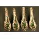 Porcelain Spoons, 20th Century.