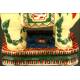 Rarísimo Vaso de Porcelana China del S. XIX. Familia Verde. Pieza Excepcional