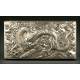 Impressive Chinese Solid Silver Box, XIX Century.