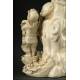 Kwan Yin in Chinese Blanc Porcelain from Ancient China. Qing Period.