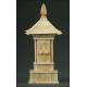 Precious Pair of Chinese Ivory Pagodas, XIX Century.