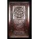 Beautiful Hand Carved Solid Wood Decorative Panel. Made in China in the XIX Century.