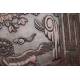 Beautiful Hand Carved Solid Wood Decorative Panel. Made in China in the XIX Century.