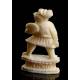 Antique Chinese Ivory Chess set. Circa 1920.