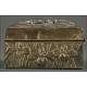 Antique Chinese Silver Plated Metal Box, Circa 1900.