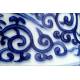 Classic Chinese Blue and White Porcelain Vase, Hand Decorated. Kangxi Brand.