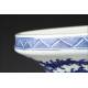 Classic Chinese Blue and White Porcelain Vase, Hand Decorated. Kangxi Brand.