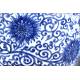 Classic Chinese Blue and White Porcelain Vase, Hand Decorated. Kangxi Brand.