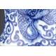 Classic Chinese Blue and White Porcelain Vase, Hand Decorated. Kangxi Brand.