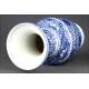 Classic Chinese Blue and White Porcelain Vase, Hand Decorated. Kangxi Brand.