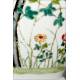 Elegante Jarrón Chino de Porcelana, Decorado a Mano con Motivos Florales. Marca de Qianlong