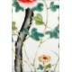 Elegante Jarrón Chino de Porcelana, Decorado a Mano con Motivos Florales. Marca de Qianlong