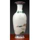 Antique Chinese Hand Painted Porcelain Vase with Country Scene. Jiaqing Mark