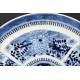 Delicate Chinese Blue and White Porcelain Dish, Hand Painted. With Kangxi Mark