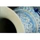 Elegant Chinese Blue and White Porcelain Vase, Hand Decorated. Chenghua Brand