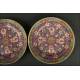 Pair of Colorful Chinese Porcelain Dishes. Authentic Guangxu Period Originals.