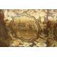 Impresionante Caja China Lacada y Decorada a Mano de 1870. En Buen Estado y Muy Decorativa