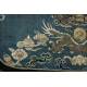 Pieza de Seda China de Gran Tamaño. Bordada a Mano en el S. XIX. Dinastía Qing