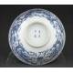 Stylized Chinese Blue and White Porcelain Bowl. Hand Decorated and with Kangxi Mark.