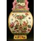 Decorative Chinese Hand Painted Porcelain Piece. With Kangxi mark. XX Century