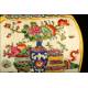 Decorative Chinese Hand Painted Porcelain Piece. With Kangxi mark. XX Century