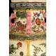 Decorativa Pieza China de Porcelana Pintada a Mano. Con marca de Kangxi. Siglo XX