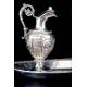 Precious Antique Solid Silver Liturgical Vases. France, 1818-38