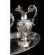 Precious Antique Solid Silver Liturgical Vases. France, 1818-38