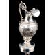 Precious Antique Solid Silver Liturgical Vases. France, 1818-38
