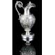 Precious Antique Solid Silver Liturgical Vases. France, 1818-38