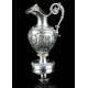 Precious Antique Solid Silver Liturgical Vases. France, 1818-38