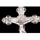 Antigua Cruz de Pecho de Plata Maciza. Alemania, Posiblemente Siglo XVIII