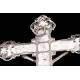 Antique Solid Silver Chest Cross. Germany, Possibly 18th Century