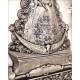 Precioso cuadro de los años 70 en cobre repujado y plateado con imagen de la Virgen de Rocío. Patrona de Almonte