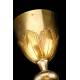 Silver Chalice and Paten made in France in the XIX Century. Original Case