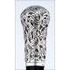 Most Elegant Ebony and Silver Commemorative Commemorative Boutonniere. Great Britain, 1885