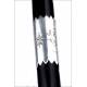 Elegant Commemorative Ebony and Solid Silver Commemorative Baton. England, XIX Century