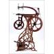 Impressive Scroll Saw with Lathe in Very Good Condition. New York, Circa 1900